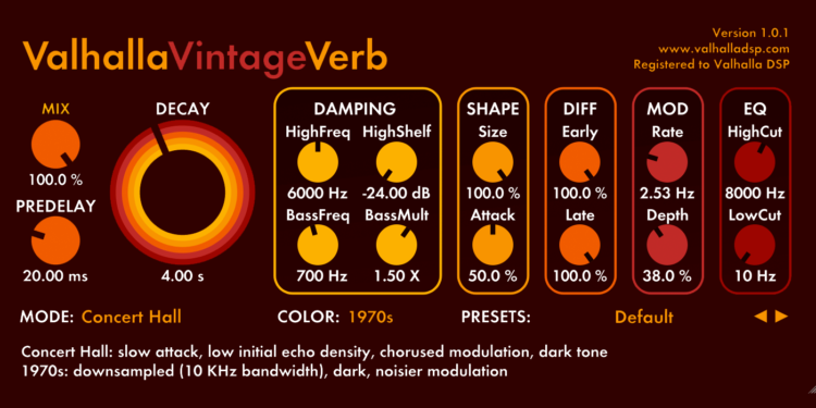 Valhalla Vintage Verb