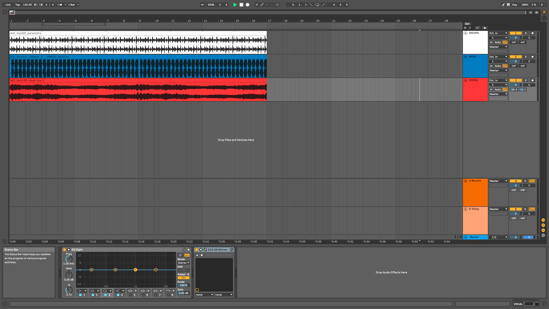 Gain staging in Ableton