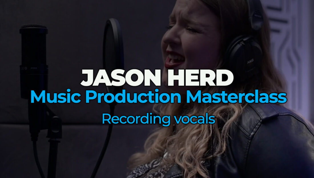 Jason Herd Recording Vocals