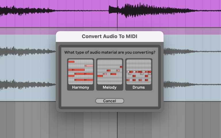 How to convert Audio to MIDI in Ableton Live - FaderPro Blog