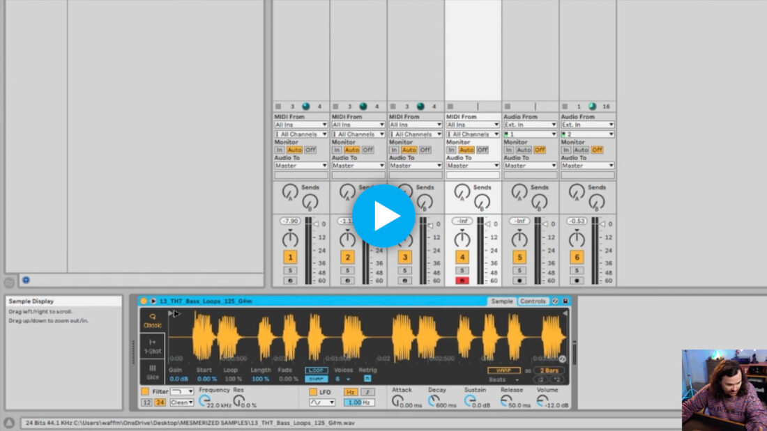 wAFF demonstrates Ableton Simpler