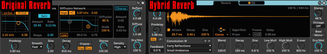 Ableton reverbs