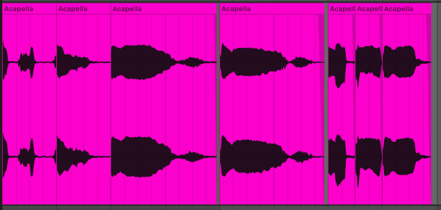 arranged vocal alignment