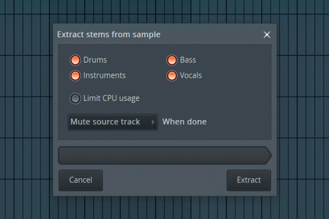 FL Studio audio extractor